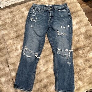 Kensie Blue Distressed Jeans